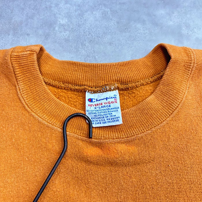 90's Champion Reverse Weave Made in USA ORANGE/XL 90年代
