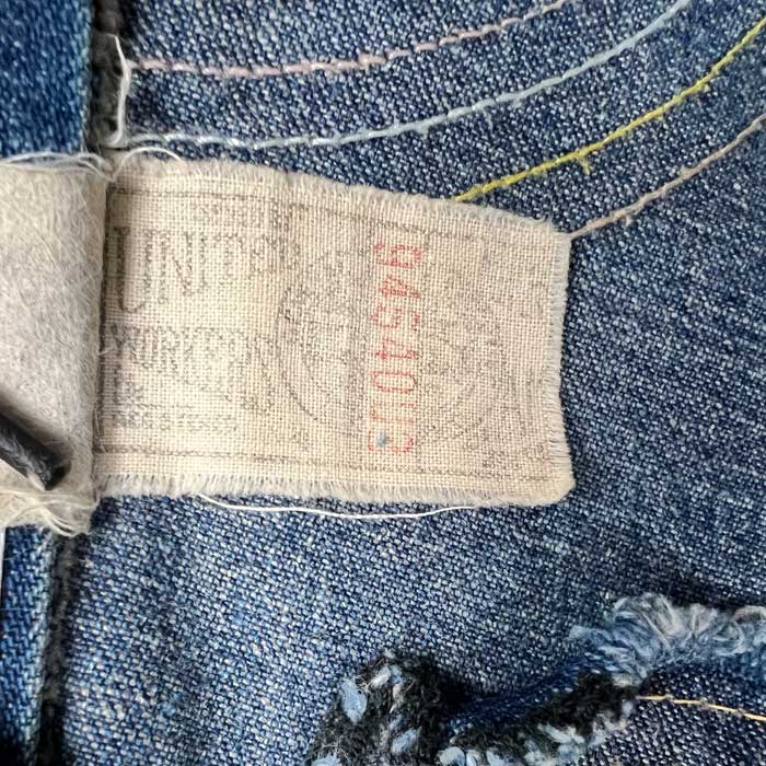 ヴィンテージ リー ジュニア レインボー ステッチ フレアーパンツ VITAGE 70's Lee JUNIORS RAINBOW STICH FLARE JEANS Made in