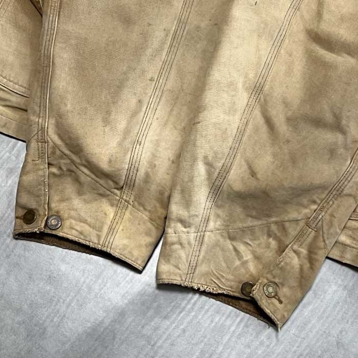 90'S CARHARTT Duck Hunting Jacket Made in USA BEIGE/XL 90