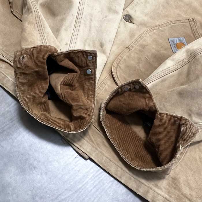 90'S CARHARTT Duck Hunting Jacket Made in USA BEIGE/XL 90