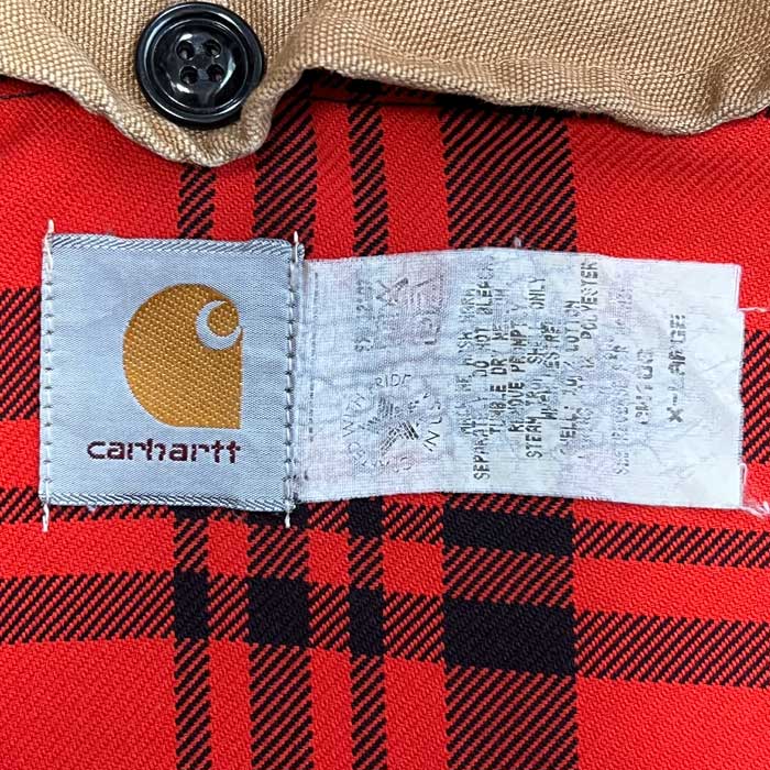 90'S CARHARTT Duck Hunting Jacket Made in USA BEIGE/XL 90年代