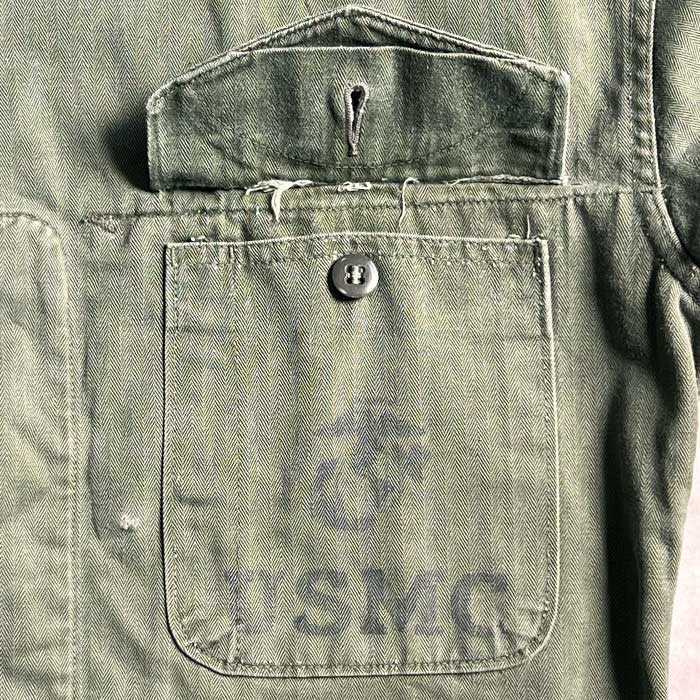 50'S USMC P-53 HBT JACKET 50年代 アメリカ海兵隊 ヘリンボーンツイル
