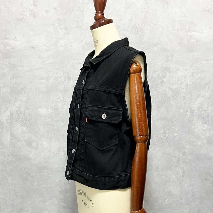 90'S LEVI'S 599-0260 2nd Type Vest BLACK/MEDIUM 90年代 リーバイス