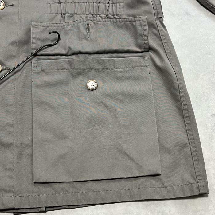 90's WILLIS & GEIGER HEMINGWAY SAFARI JACKET GREY/L 90年代