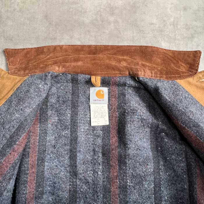 90'S CARHARTT Duck Chore Jacket BROWN/42 Made in USA 90年代