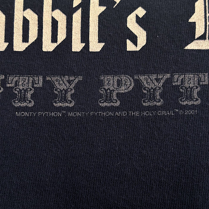 00's MONTY PYTHON AND THE HOLY GRAIL KILLER RABBIT T-SHIRT XL