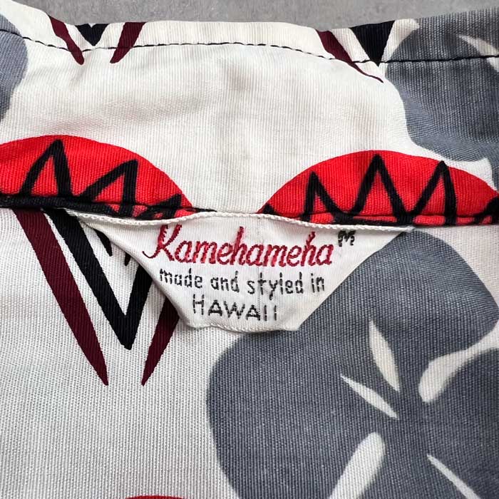 VINTAGE 50's KAMEHAMEHA COTTON HAWAIIAN SHIRTS Made in HAWAII Size