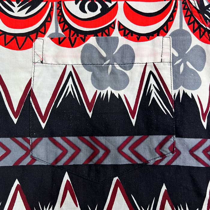 【美品】50s KAMEHAMEHA S/S Shirts コットン M VINTAGE 50's KAMEHAMEHA COTTON HAWAIIAN SHIRTS Made in