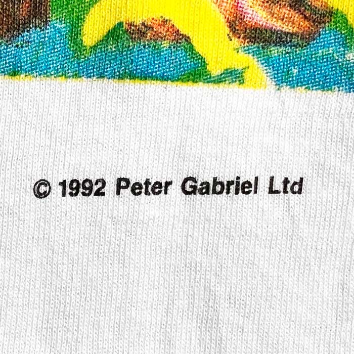 90's PETER GABRIEL TOUR T-Shirts Made in USA 90年代 ピーター