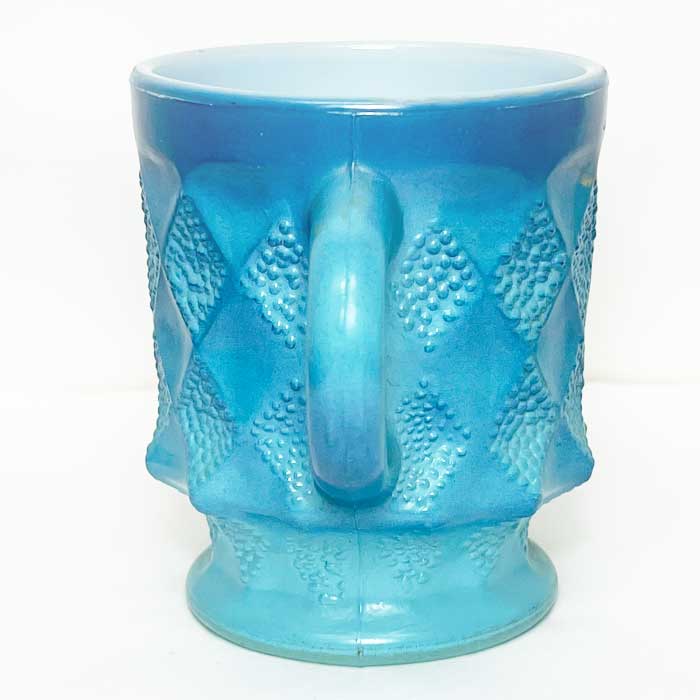 Vintage 60's Anchor Hocking Fire King Kimberly Mug BLUE Made in USA 60ǯ 󥫡ۥå󥰼 ե䡼 Х꡼ ޥ ֥롼 ꥫ