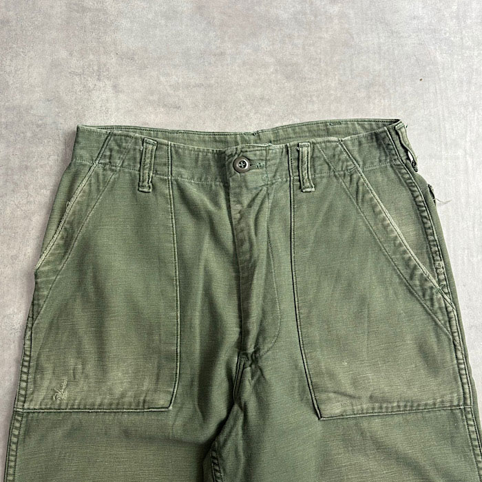 60's U.S.ARMY BAKER PANTS OG-107 W32L31 60年代 U.S.ARMY