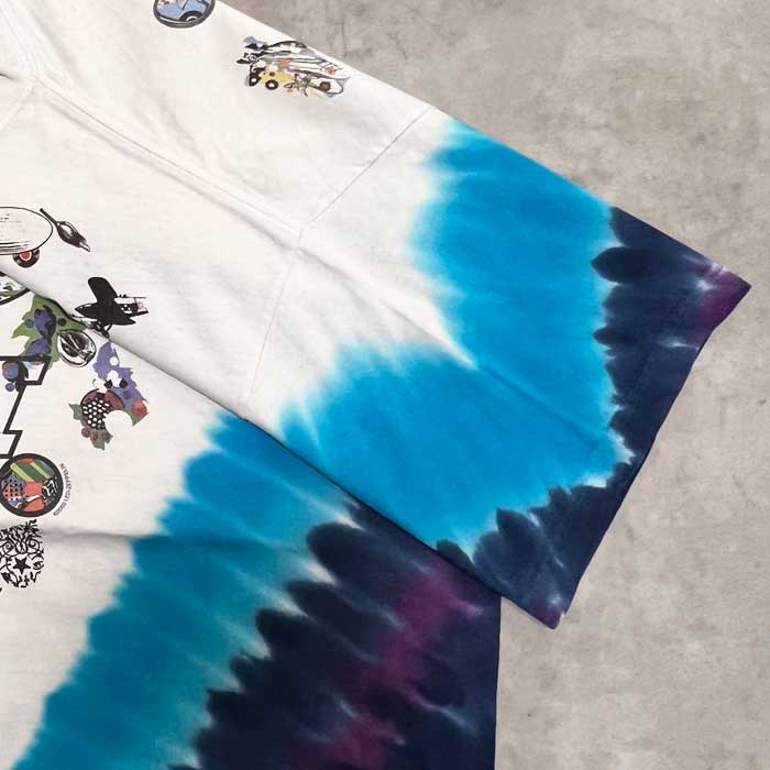 00's LED ZEPPELIN TIE-DYE ALL OVER PRINT T-Thirts 00ǯ åɥĥåڥ  ξ ץ T 