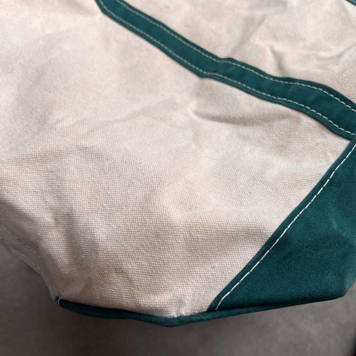 90'S L.L.BEAN TOTE BAG GREEN/NATURAL 90年代 L.L.Bean トートバッグ
