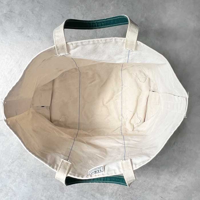 90'S L.L.BEAN TOTE BAG GREEN/NATURAL 90年代 L.L.Bean トートバッグ