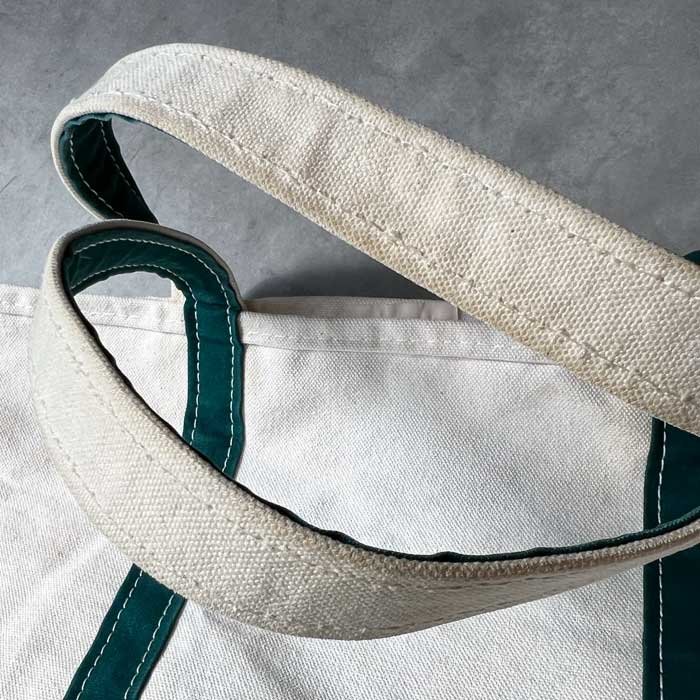 90'S L.L.BEAN TOTE BAG GREEN/NATURAL 90年代 L.L.Bean トートバッグ