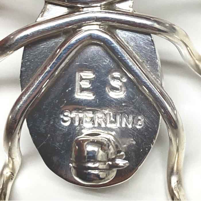 Hilovintage インディアンジュエリー　ブローチ　スパイダー インディアンジュエリー ナバホ族 