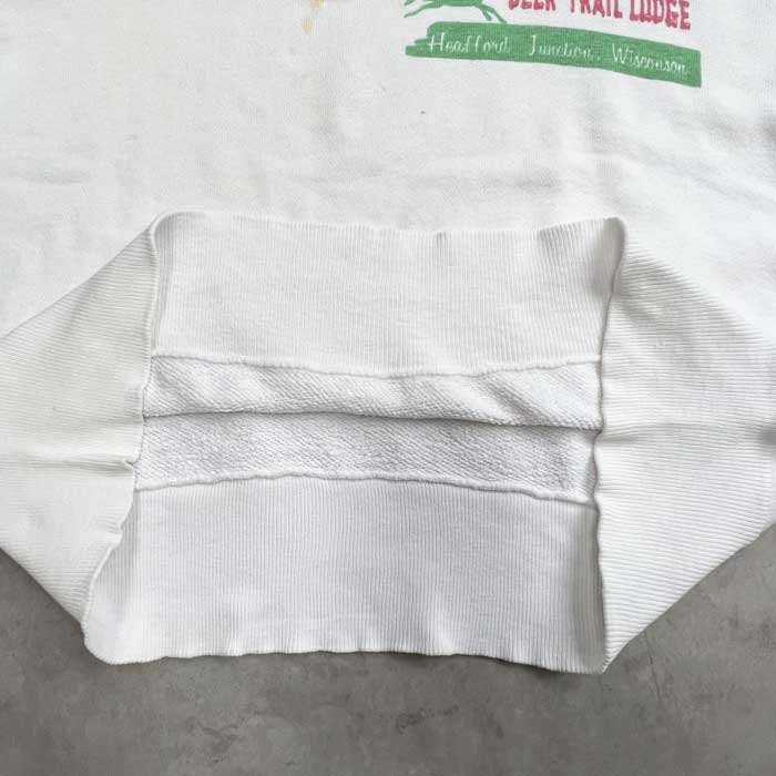 60's VINTAGE Half Zip Sweat Shirts /WHITE 60年代 ヴィンテージ