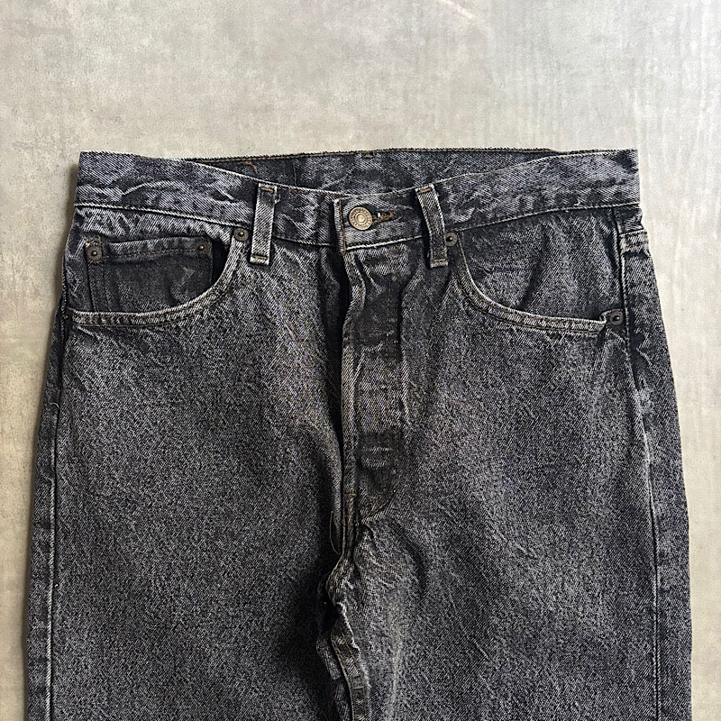 90's Levi's 501-0601 Acid Wash Made in USA W31L32/BLACK 90年代