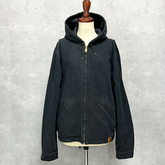 00'S CARHARTT DUCK PARKER JACKET BLACK/L 00年代 カーハート ダック