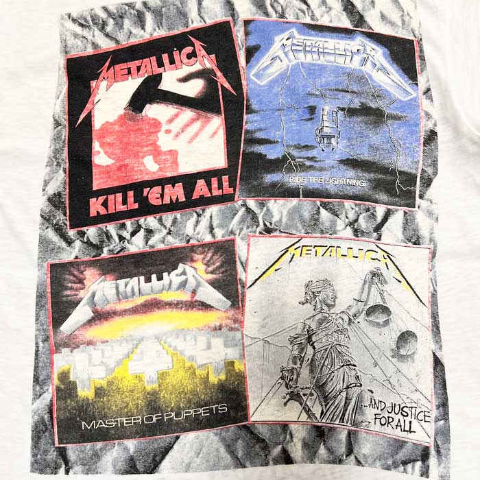 80's METALLICA AND JUSTICE FOR ALL T-Shirts 90ǯ ᥿ꥫ " 㥹ƥ ե " Х T/L