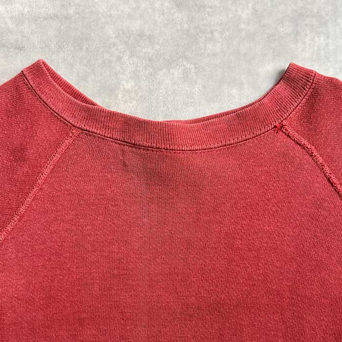 VINTAGE 60's B.V.D RAGLAN SLEEVE SOLID SWEAT SHIRTS M（38-40