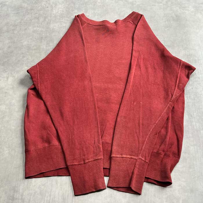 VINTAGE 60's B.V.D RAGLAN SLEEVE SOLID SWEAT SHIRTS M（38-40
