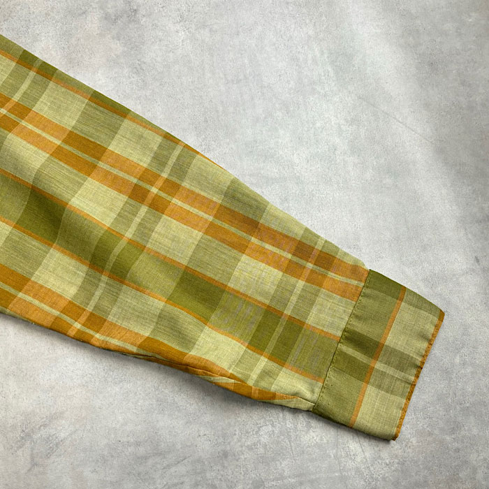 70’s Arrow Perma-Iron オープンカラー 長袖シャツ チェック 楽天市場】60s ~70s USA製 ヴィンテージ アロー ARROW チェック柄