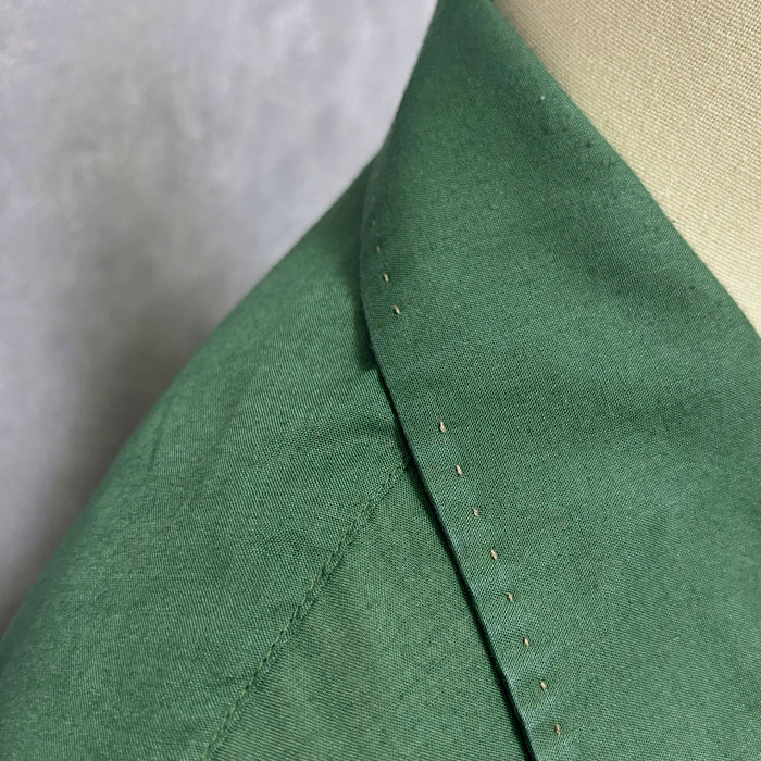 VINTAGE 60's CRANBROOK DURABLE PRESS OPEN COLLAR LONG SLEEVE SHIRT