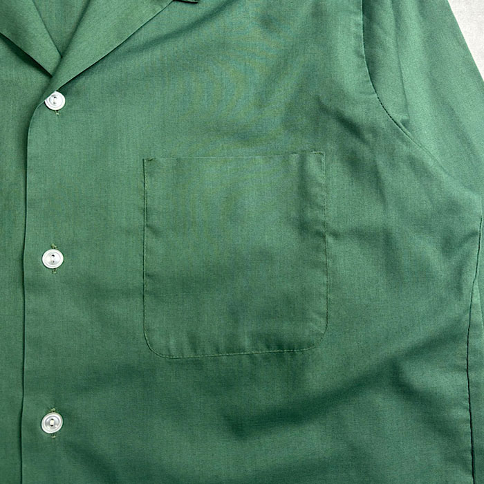 VINTAGE 60's CRANBROOK DURABLE PRESS OPEN COLLAR LONG SLEEVE SHIRT