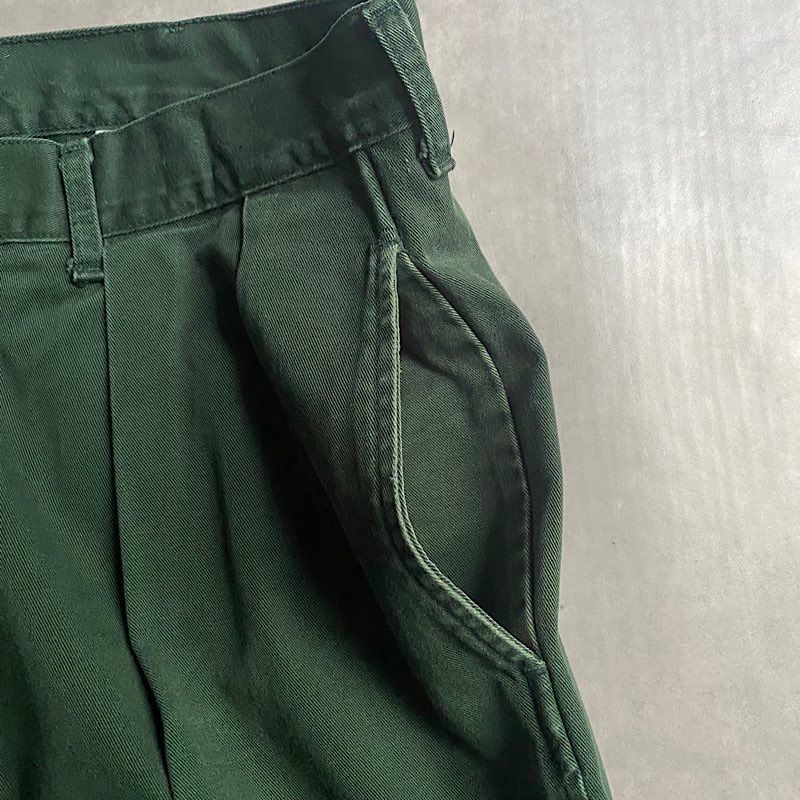 90's POLO by Ralph Lauren Chino Trousers Made in USA Forest Green