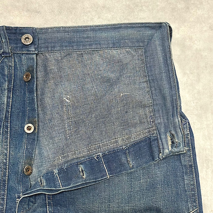 40's BILT-WELL Double Knee Denim Painter Pants W31.5L28 40年代
