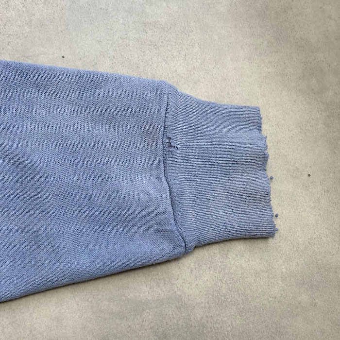 VINTAGE 60's WING FOOT PRINT SWEAT SHIRTS /BLUE 60ǯ 󥰥եå ץ å ȥ졼ʡ