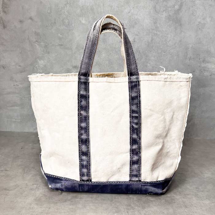 70'S L.L.BEAN TOTE BAG Made in USA NAVY/NATURAL 70年代 L.L.Bean