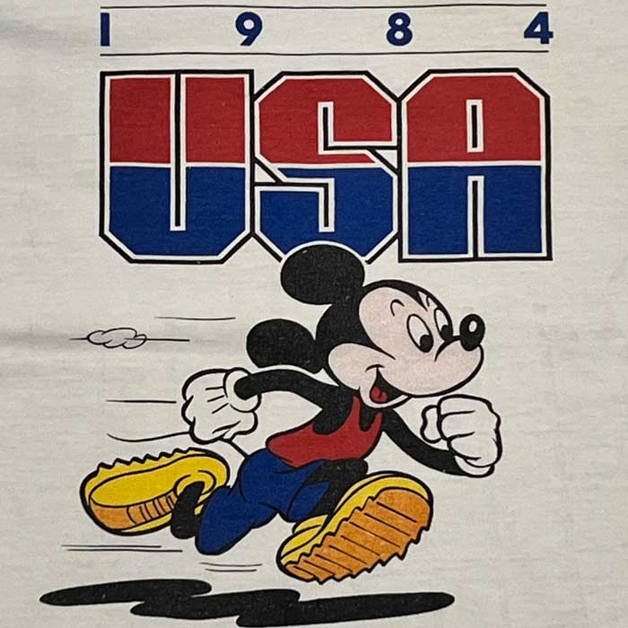 ☆Mickey☆ 様ご確認用 ロラライハリス26-9 .13 80's 1984 LOS ANGELES OLYMPIC DIESNEY MICKEY MOUSE RINGER T-Shirts