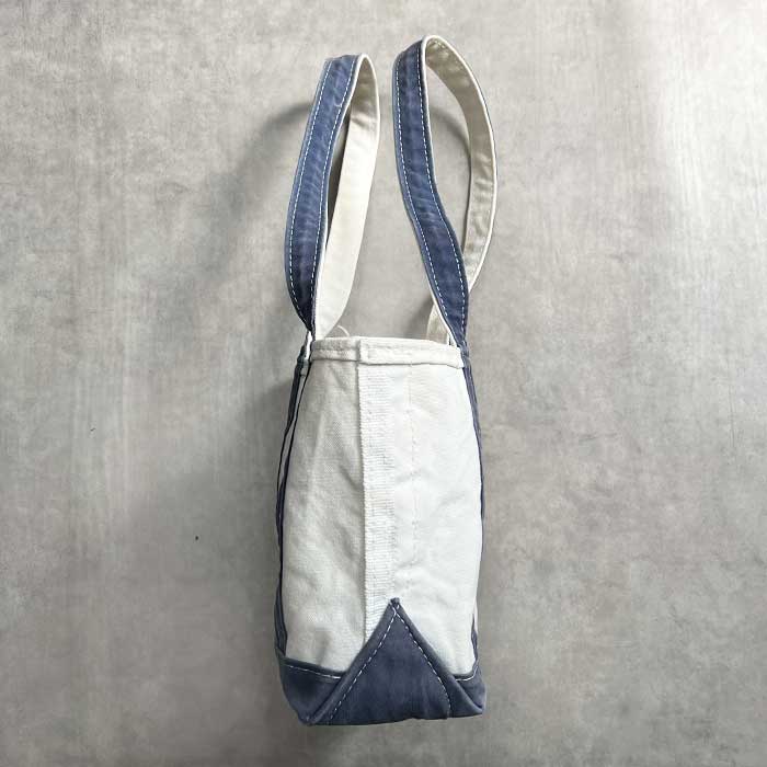 00'S L.L.BEAN TOTE BAG NAVY/NATURAL 00年代 L.L.Bean ロングハンドル