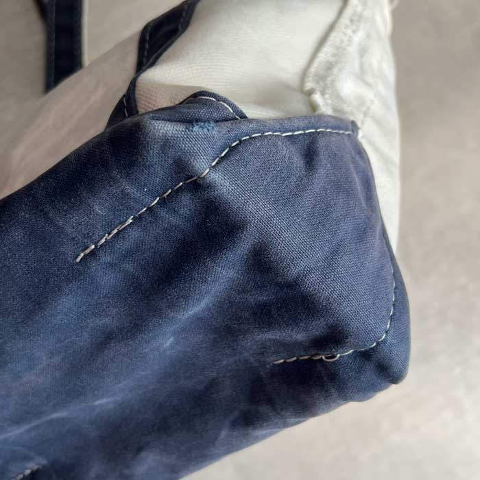 00'S L.L.BEAN TOTE BAG NAVY/NATURAL 00年代 L.L.Bean ロング