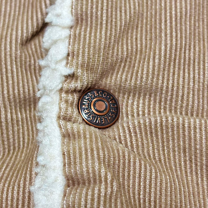 80's Levi's 70412-1523 Corduroy Boa Jacket Made in USA 42R 80年代