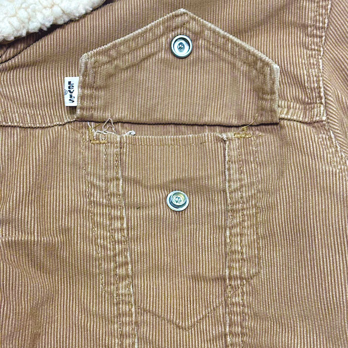 80's Levi's 70412-1523 Corduroy Boa Jacket Made in USA 42R 80年代