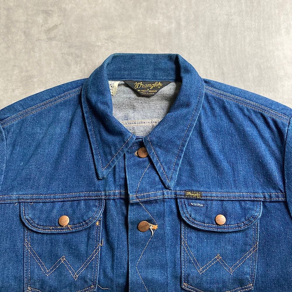 80's Wrangler 126MJ NO FAULT Denim Jacket Made in USA 80年代