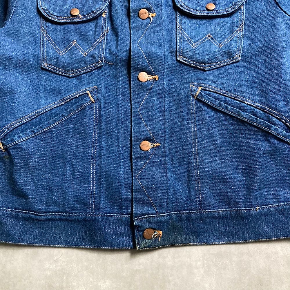 80's Wrangler 126MJ NO FAULT Denim Jacket Made in USA 80年代