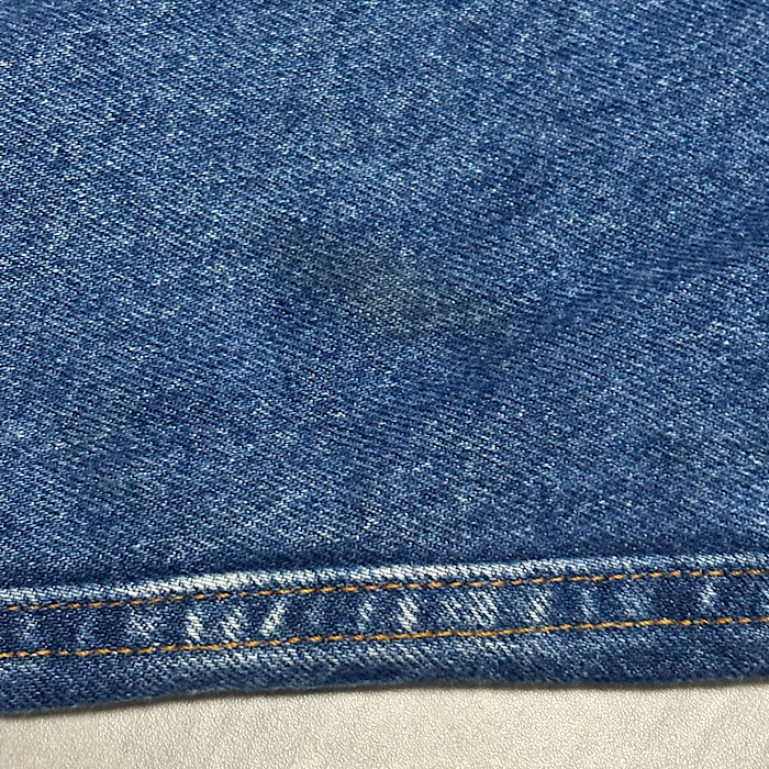 廃盤☆  ボア　デニム　ジャケット 背面ビッグロゴ　青 e9654395a6546aeb53e360ba109b7e