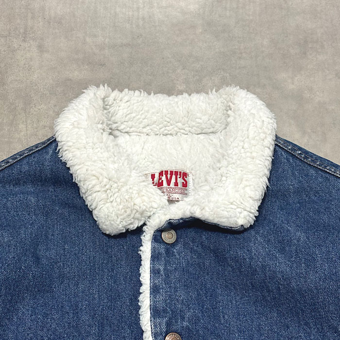 80s USA製 Levi'sリーバイス 70609 ボアライナー デニム