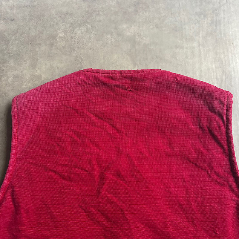 60's CARTERS Duck Vest/RED 60年代 カーターズ ダック ボア ベスト
