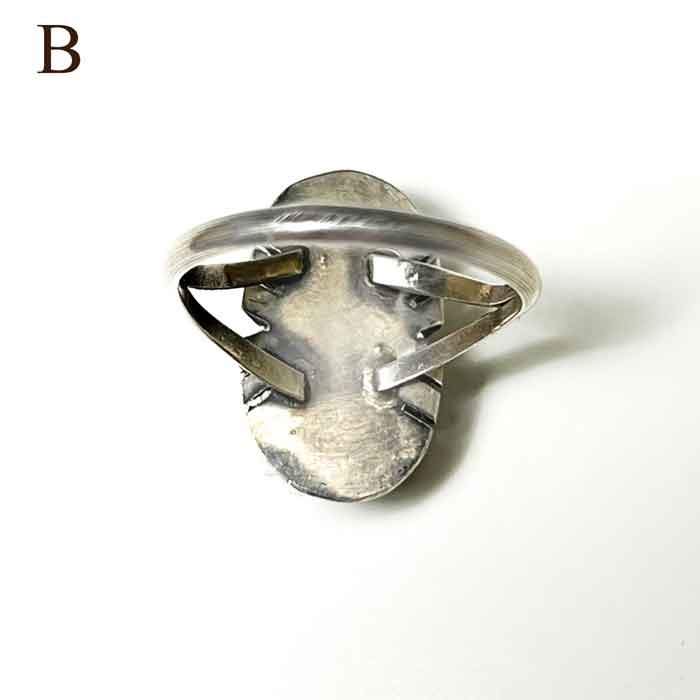 ナバホ　インディアンジュエリー　ターコイズ　シルバーリング ナバホ族 インディアンジュエリー ターコイズ リング シルバー