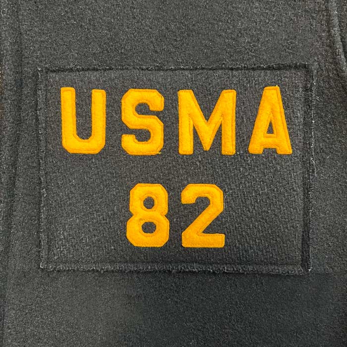 80's USMA Military CADET STORE WEST POINT Cadet Coat BLACK