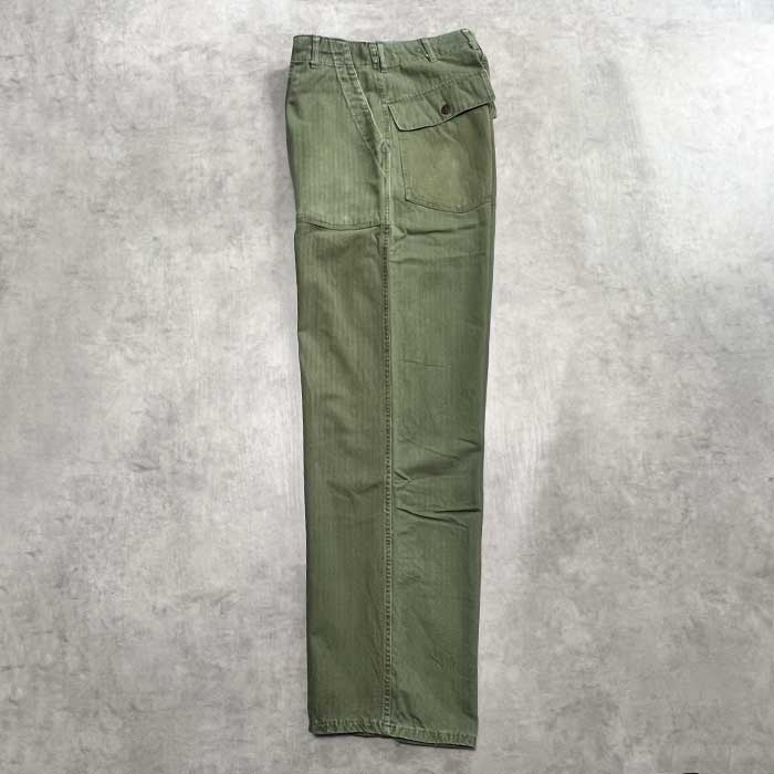 VINTAGE 40's U.S ARMY M-47 HBT BAKER PANTS 3 TONE COLOR W74cm 40ǯ ꥫΦ M-47 إܡĥ ٥ѥ 3ȡ󥫥顼 74