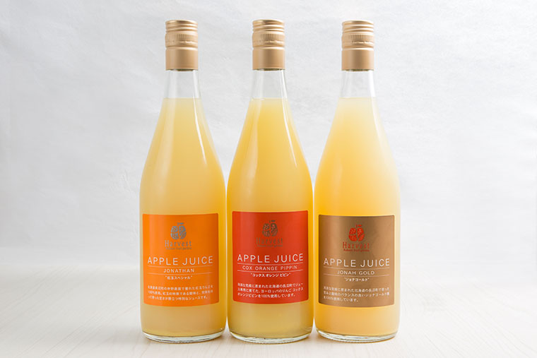 仲野農園のりんごジュース710ml 2本セット（ジョナゴールド
