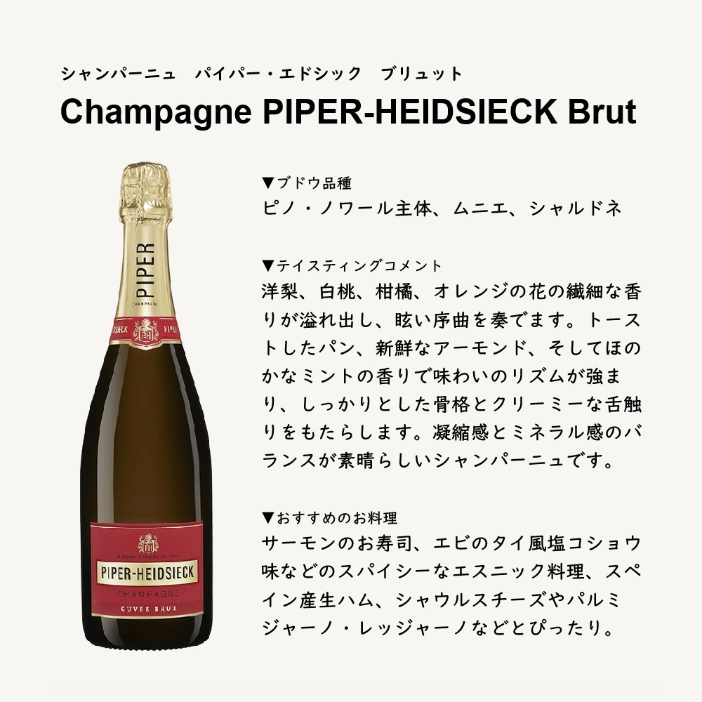 シャンパーニュ パイパー・エドシック ブリュット ホリデー