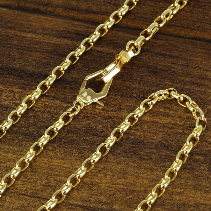 K18YG ネックレス チェーン 45cm M100 NY002