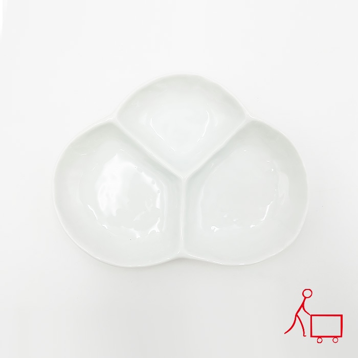 22【A品・B品込み】三彩皿（石目調）　17cm